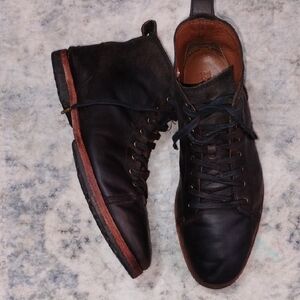 Men's Black Leather Boots
